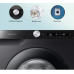 Washing Machine: Samsung 12 kg, 5 star, Eco Bubble Technology, AI Control , Wi-Fi, Digital Inverter Motor, Fully-Automatic Front Load Washing Machine Appliance (WW12T504DAB/TL, Hygiene Steam, Black Caviar)